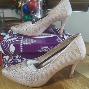 Champagne heels